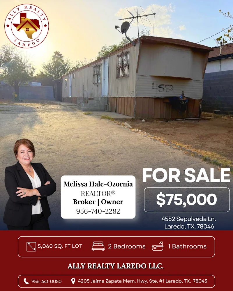 Melissa (Mel) Hale - Ozornia, ALLY REALTY LAREDO, LLC, Real Estate Broker/Owner, ABR, GRI, PSA.